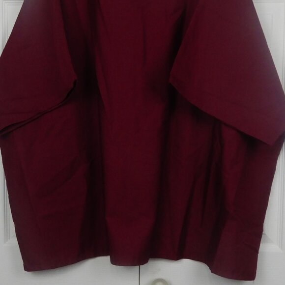 AMS Medical Uniform Scrubs Style A100 Wine Sze 5XL or 6XL Left Side Pocket (U18) - Picture 5 of 9